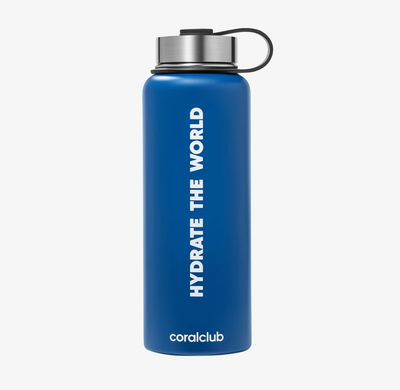 Термобутылка "Hydrate the World" (1,18 л) Coral Club 70417 фото