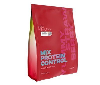 MIX PROTEIN CONTROL YUMMУ STRAWBERRY Choice Низькокалорійний поживний коктейль 812020 фото