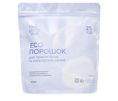 ЕКОПОРОШОК ДЛЯ ПРАННЯ БІЛИХ ТА КОЛЬОРОВИХ РЕЧЕЙ Choice 815040 фото