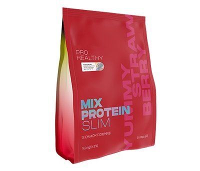 MIX PROTEIN SLIM YUMMУ STRAWBERRY Choice Низькокалорійний поживний коктейль 812023 фото