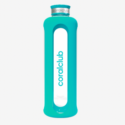 Стеклянная бутылка Clear Water Мятная (900 мл) Coral Club 70406 фото